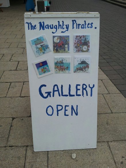 Pirates gallery sign